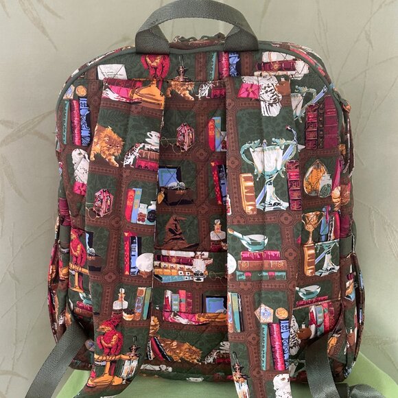 VERA BRADLEY HARRY POTTER BANCROFT BACKPACK:NWT HOGWARTS LIBRARY main image 10